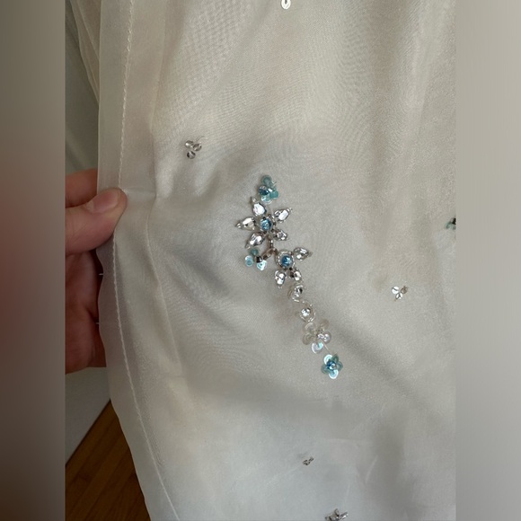 Cream Aline prom or wedding dress - Picture 9 of 16